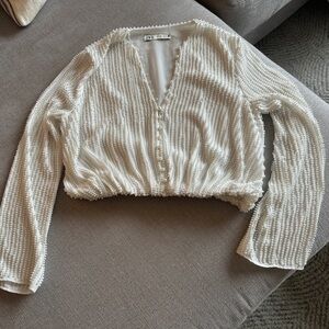 Zara Pearl Top